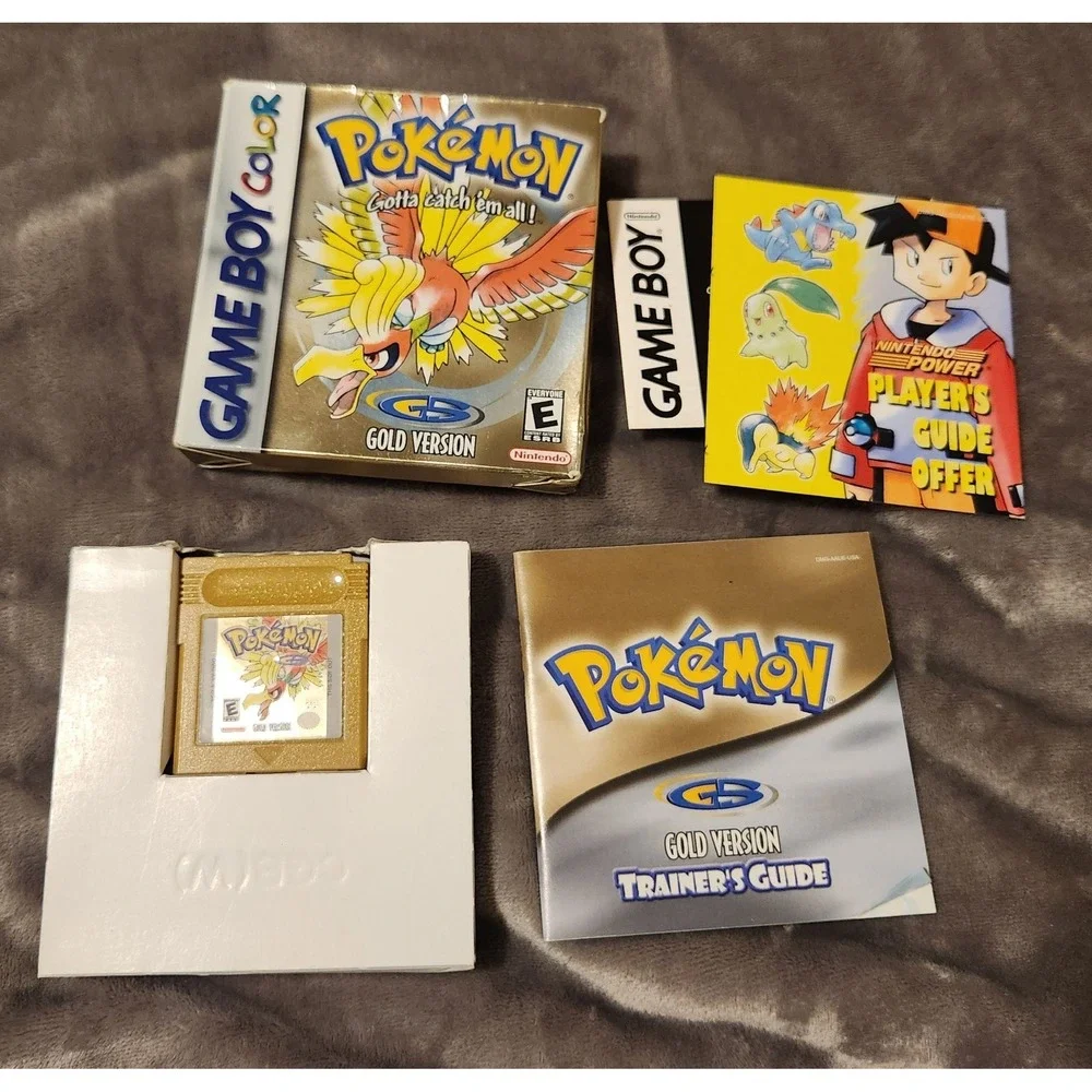 Pokemon Gold Version Game Boy Color